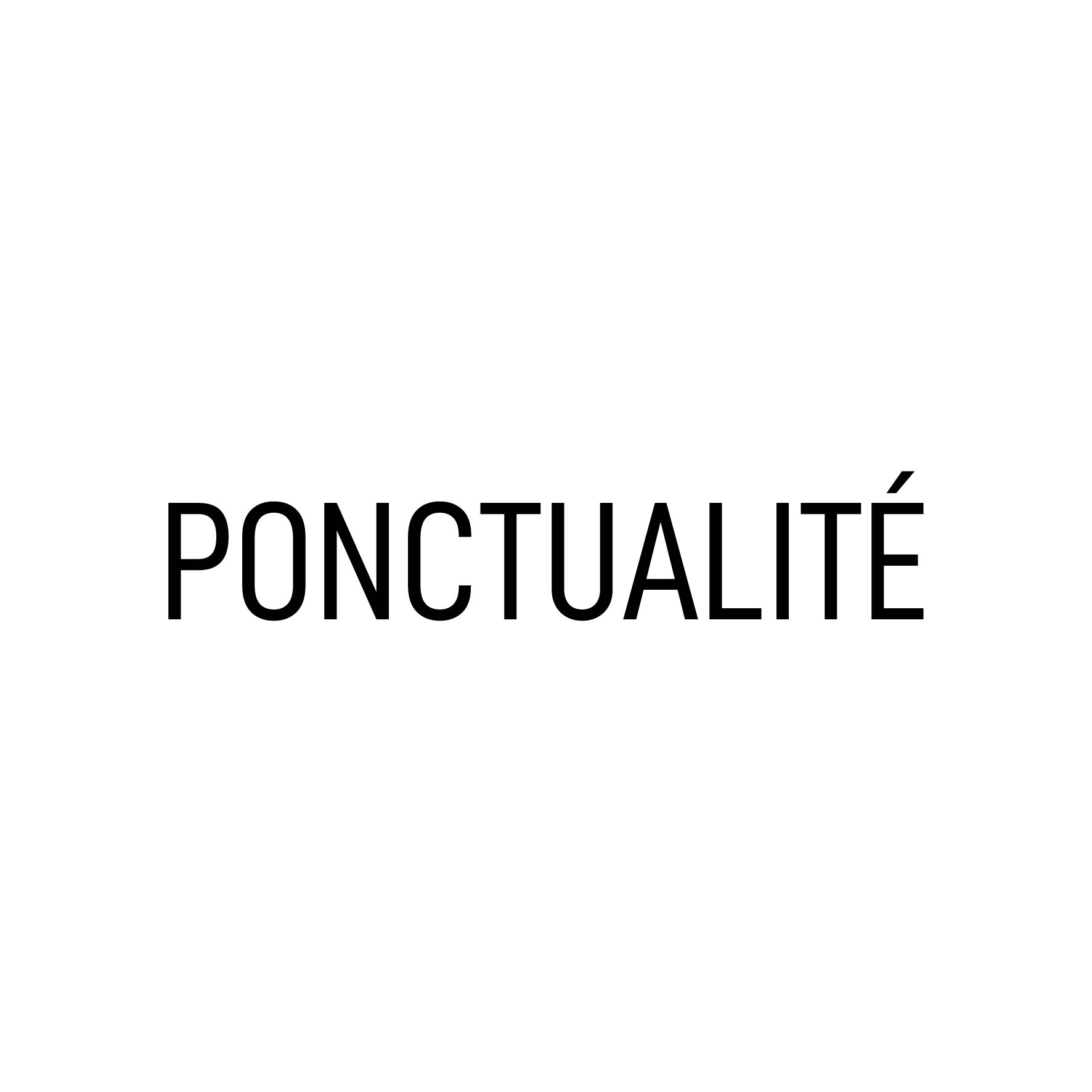 ponctualité